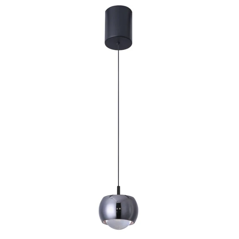 Mantra - Roller Lampada a Sospensione 2 - Nero Cromato