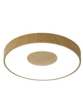 Mantra - Coin Round Ceiling Lamp - Wood