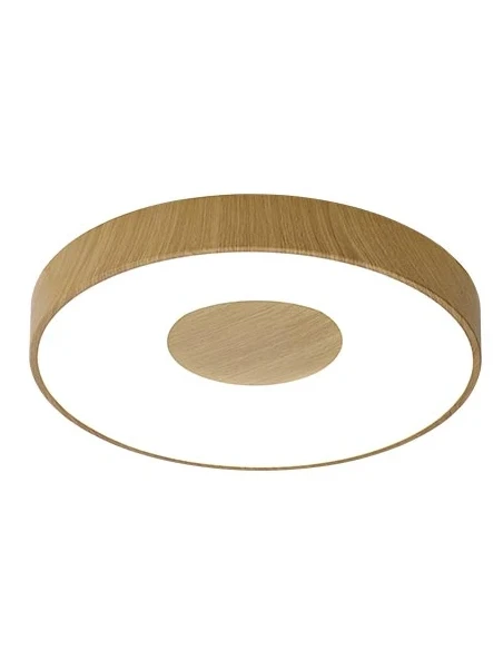 Mantra - Coin Lampada da Soffitto Rotonda - Legno