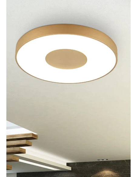 Mantra - Coin Round Ceiling Lamp - Gold