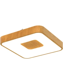Mantra - Coin Square Ceiling Lamp - Wood