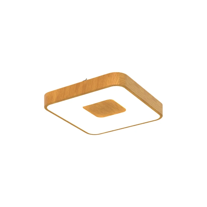 Mantra - Coin Square Ceiling Lamp - Wood