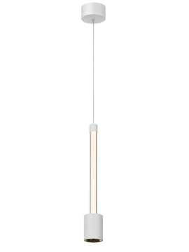 Mantra - Fugaz Lampada a Sospensione Singola - Bianco / Oro Rosa