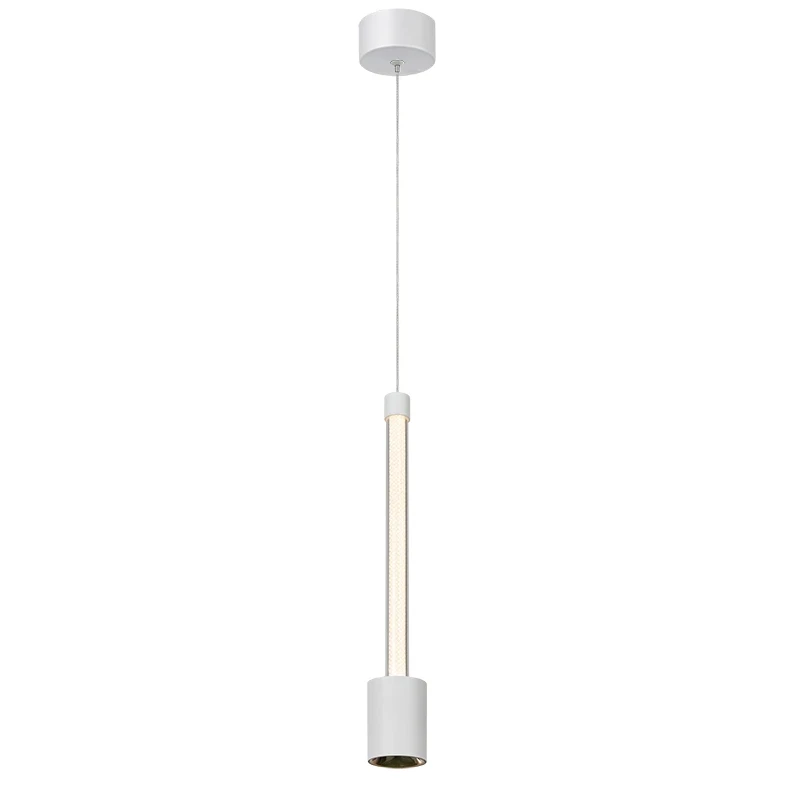 Mantra - Fugaz Lampada a Sospensione Singola - Bianco / Oro Rosa