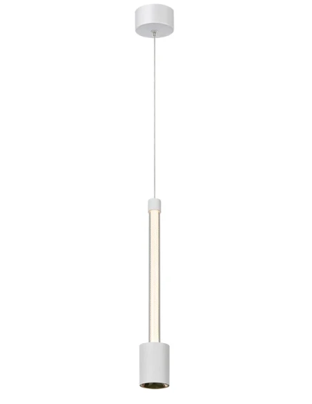 Mantra - Fugaz Lampada a Sospensione Singola - Bianco / Oro Rosa