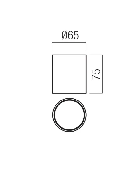 Redo Group - Hera Lampada da Soffitto - Bianco Opaco