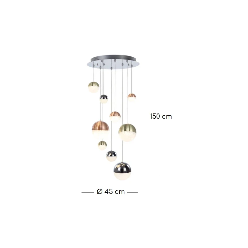 Illuminati - Atomo Pendant Lamp - Multicolour