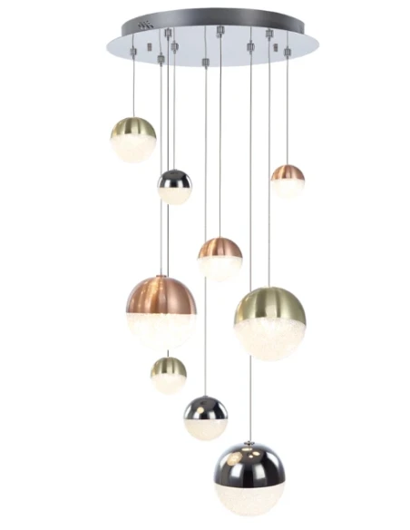 Illuminati - Atomo Lampada a Sospensione - Multicolore