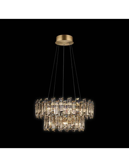Illuminati - Arcadia 2-Tier Pendant Lamp - Glossy Gold