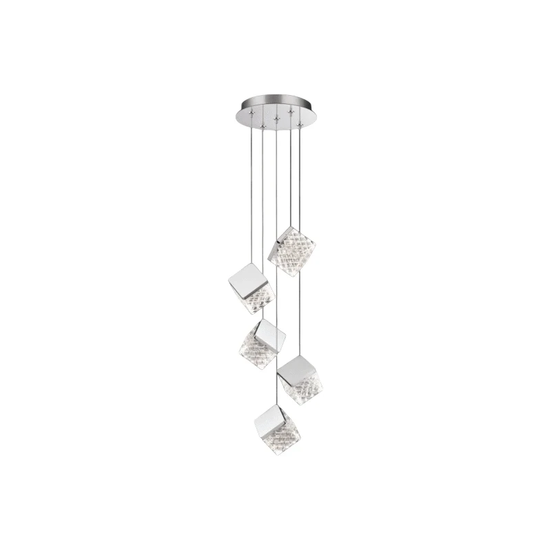 Illuminati - Magia 5-Light Pendant Lamp - Polished Chrome