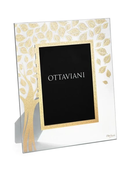 Ottaviani - Portafoto Cristallo Albero della Vita - Foglia Oro