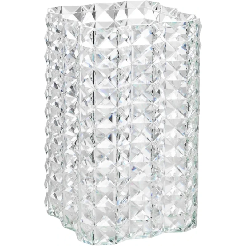 Ottaviani - Clear Crystal Vase - H 24 cm
