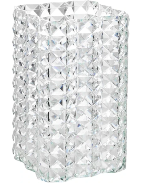Ottaviani - Clear Crystal Vase - H 24 cm