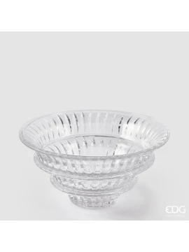 EDG - Layered Bowl Vase - Transparent