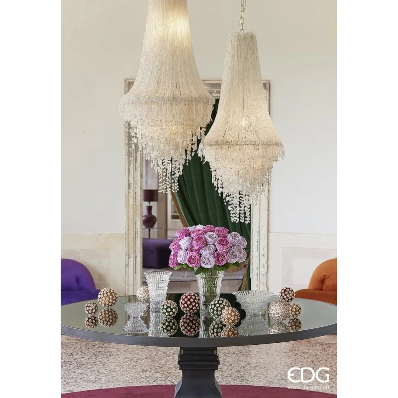 EDG - Layered Bowl Vase - Transparent