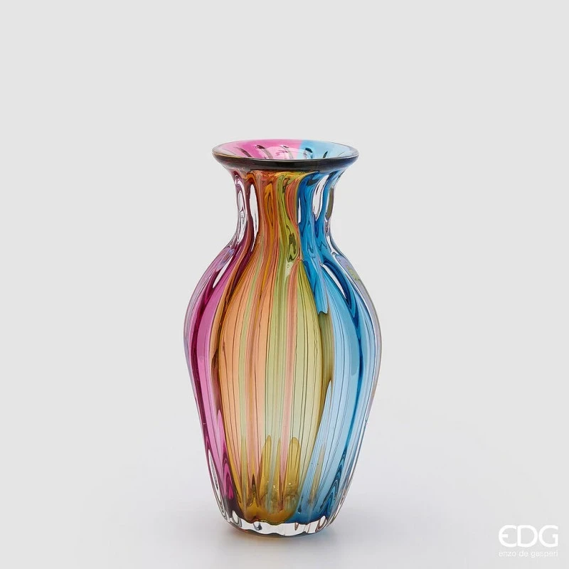 EDG - Rainbow Amphora Vase - Multicolored