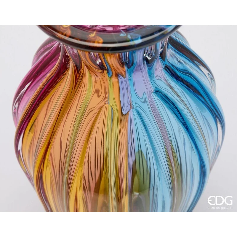 EDG - Rainbow Amphora Vase - Multicolored