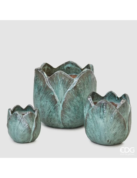 EDG - Saigon Domed Vase - Turquoise