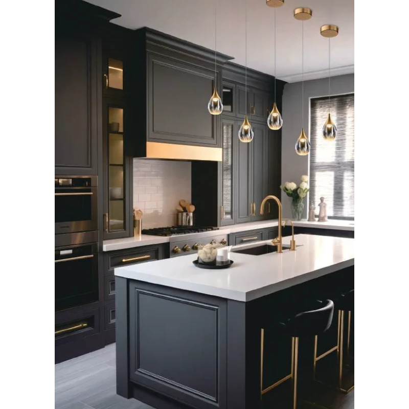 Illuminati - Stilla Single Pendant Lamp - Satin Gold