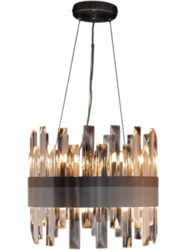 Illuminati - Zenna Round Pendant Lamp - Satin Nickel