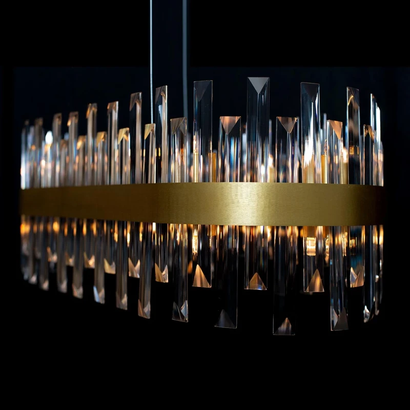 Illuminati - Zenna Round Pendant Lamp - Satin Gold