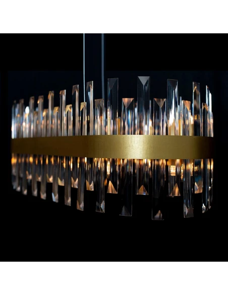 Illuminati - Zenna Round Pendant Lamp - Satin Gold