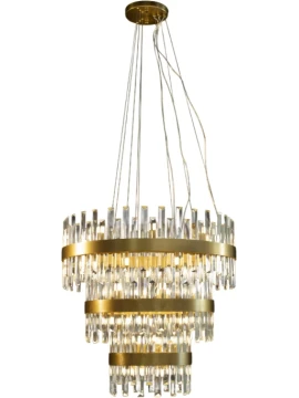 Illuminati - Zenna 42-Light Pendant Lamp - Satin Gold