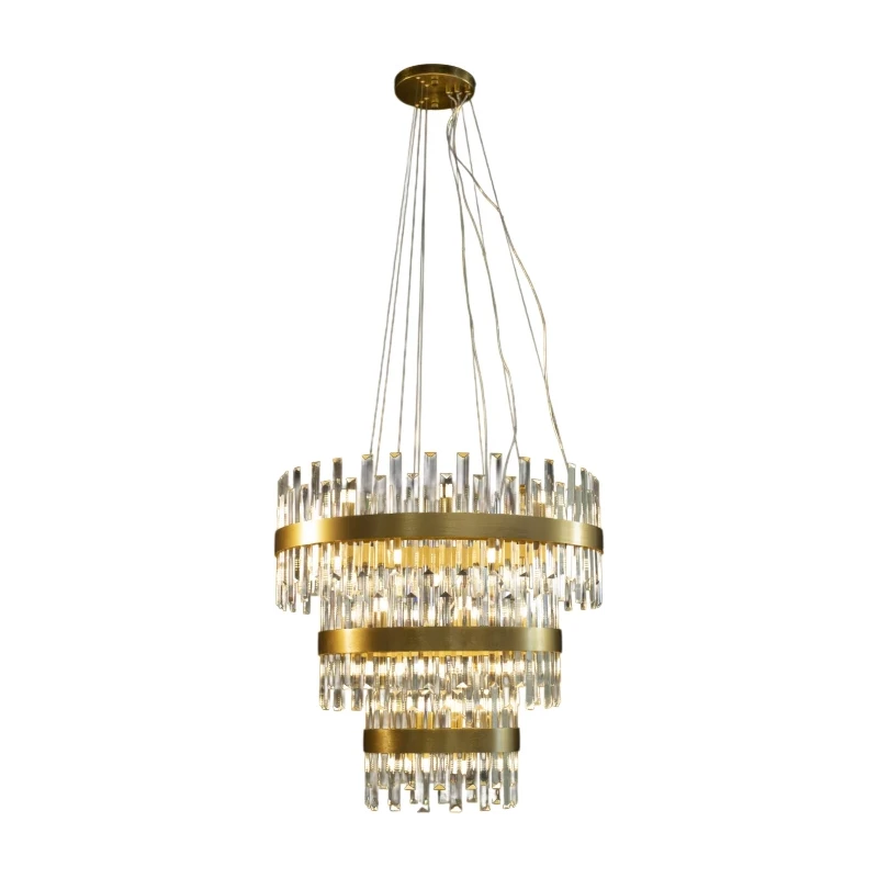 Illuminati - Zenna 42-Light Pendant Lamp - Satin Gold