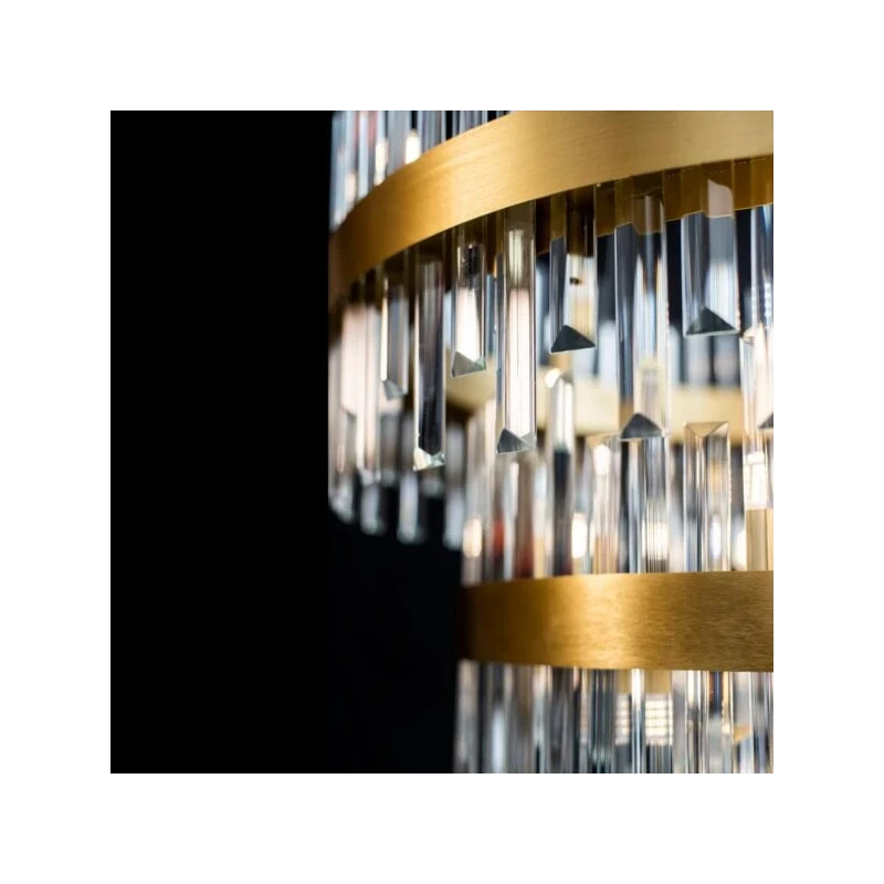Illuminati - Zenna 42-Light Pendant Lamp - Satin Gold