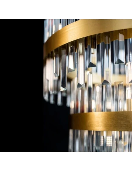 Illuminati - Zenna 42-Light Pendant Lamp - Satin Gold