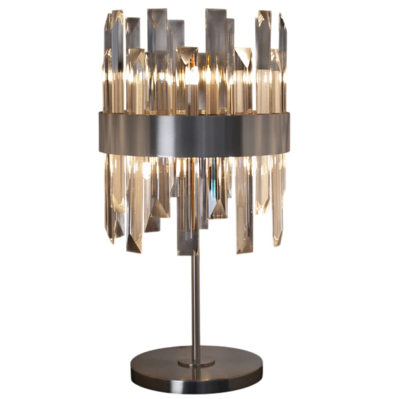 Illuminati - Zenna Table Lamp - Satin Nickel