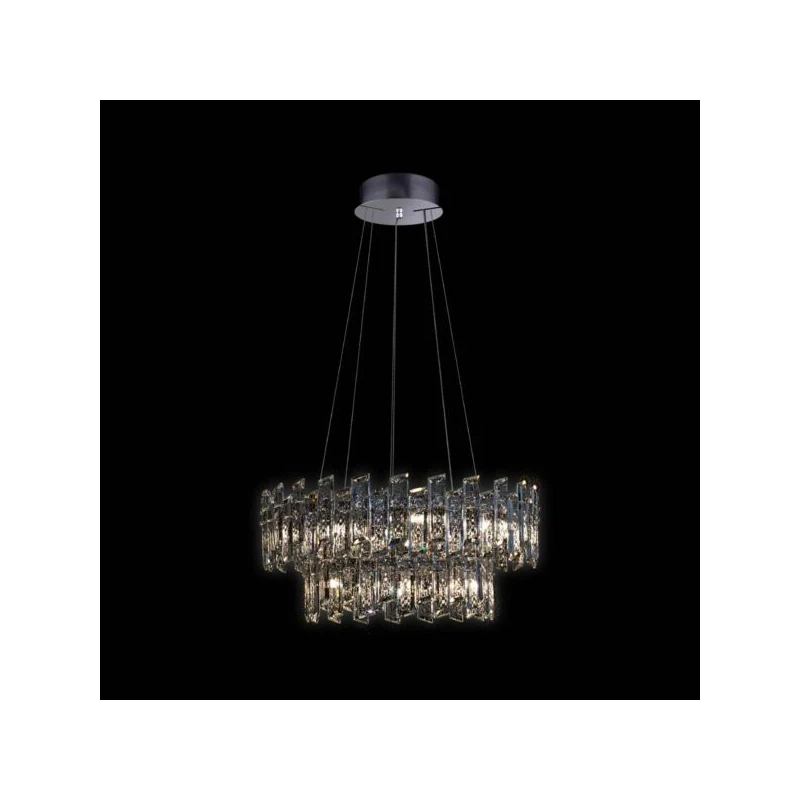 Illuminati - Arcadia 2-Tier Pendant Lamp - Chrome