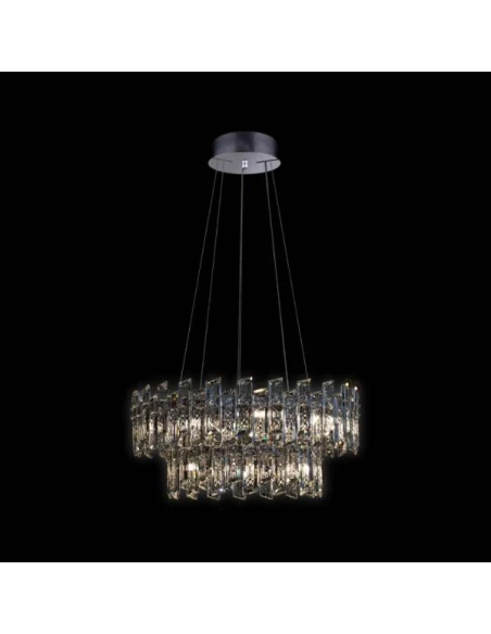 Illuminati - Arcadia 2-Tier Pendant Lamp - Chrome
