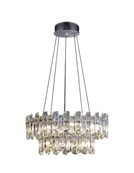 Illuminati - Arcadia 2-Tier Pendant Lamp - Chrome