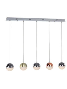 Illuminati - Atomo 5-Light Pendant Lamp - Multicolor