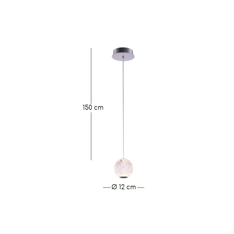 Illuminati - Diamante Single Pendant Lamp - Gold