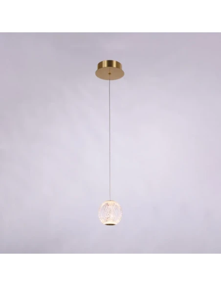Illuminati - Diamante Single Pendant Lamp - Gold
