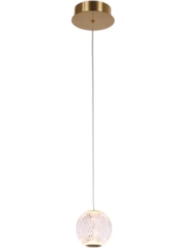 Illuminati - Diamante Single Pendant Lamp - Gold