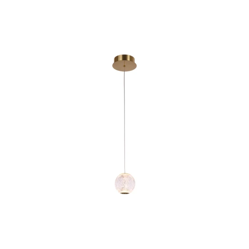 Illuminati - Diamante Single Pendant Lamp - Gold