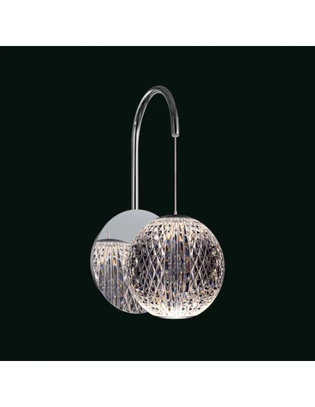 Illuminati - Diamante Lampada da Parete - Cromo
