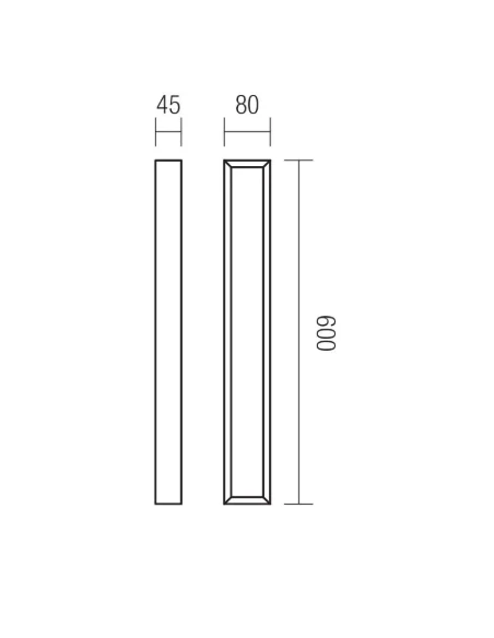 Redo Group - Horizon Wall / Mirror Lamp - Matt White