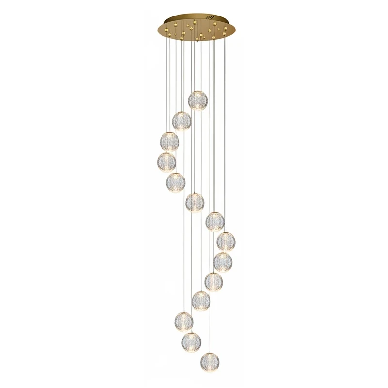 Illuminati - Diamante Pendant Lamp 14 Lights - Gold