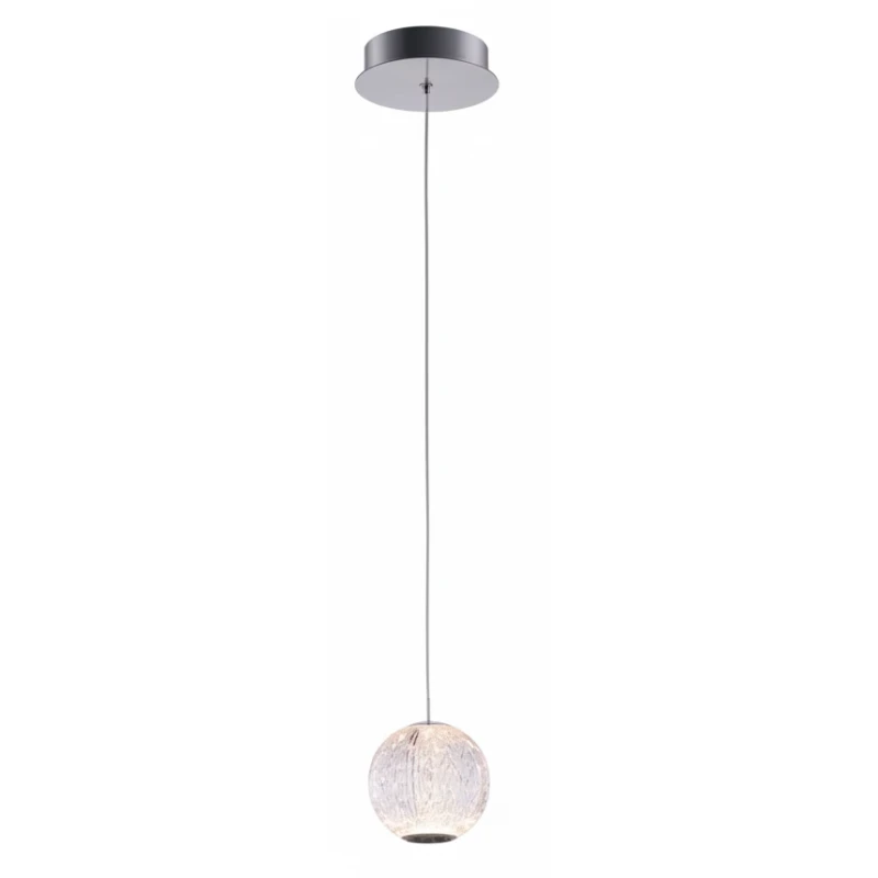 Illuminati - Diamante Single Pendant Lamp - Chrome