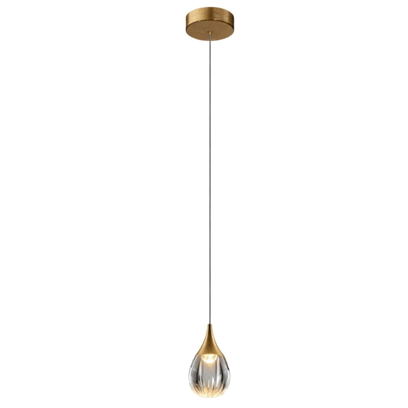 Illuminati - Stilla Single Pendant Lamp - Satin Gold