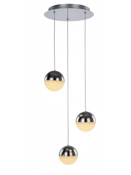Illuminati - Atomo Round Multiple Pendant Lamp - Chrome
