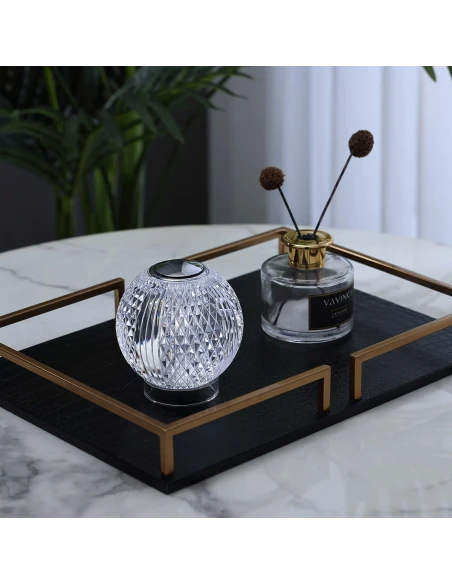 Illuminati - Diamante Rechargeable Table Lamp - Gold