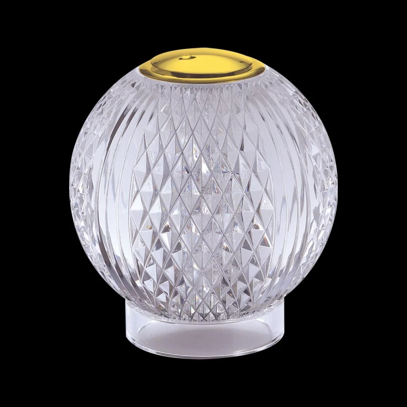 Illuminati - Diamante Rechargeable Table Lamp - Gold