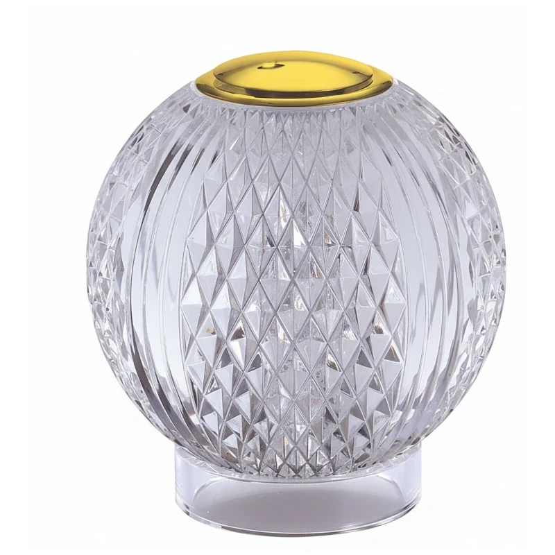 Illuminati - Diamante Lampada da Tavolo Ricaricabile - Oro
