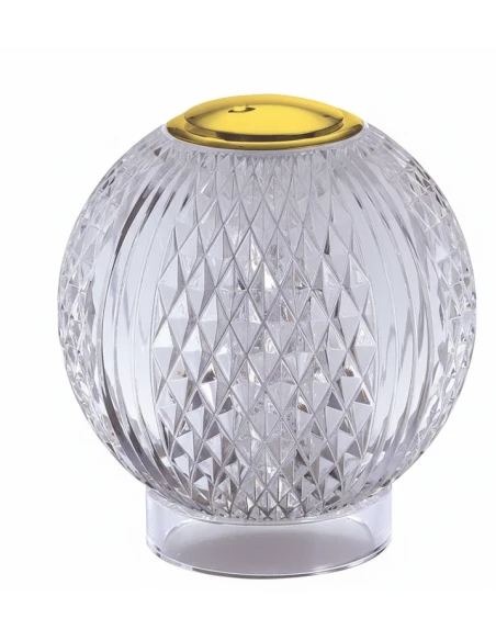 Illuminati - Diamante Lampada da Tavolo Ricaricabile - Oro