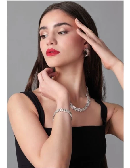 Ottaviani - Collana con Cubic Zirconia - Argento